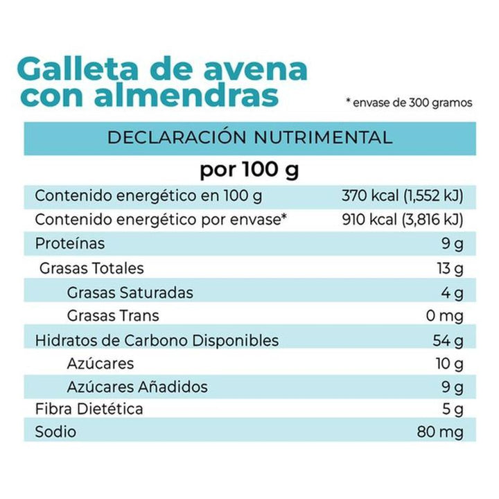 La Fuente Almond Oatmeal Cookie 11 oz