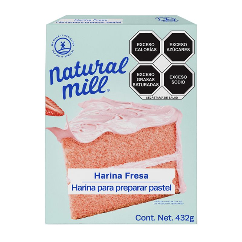 Natural Mill Strawberry Cake Flour - 16 oz