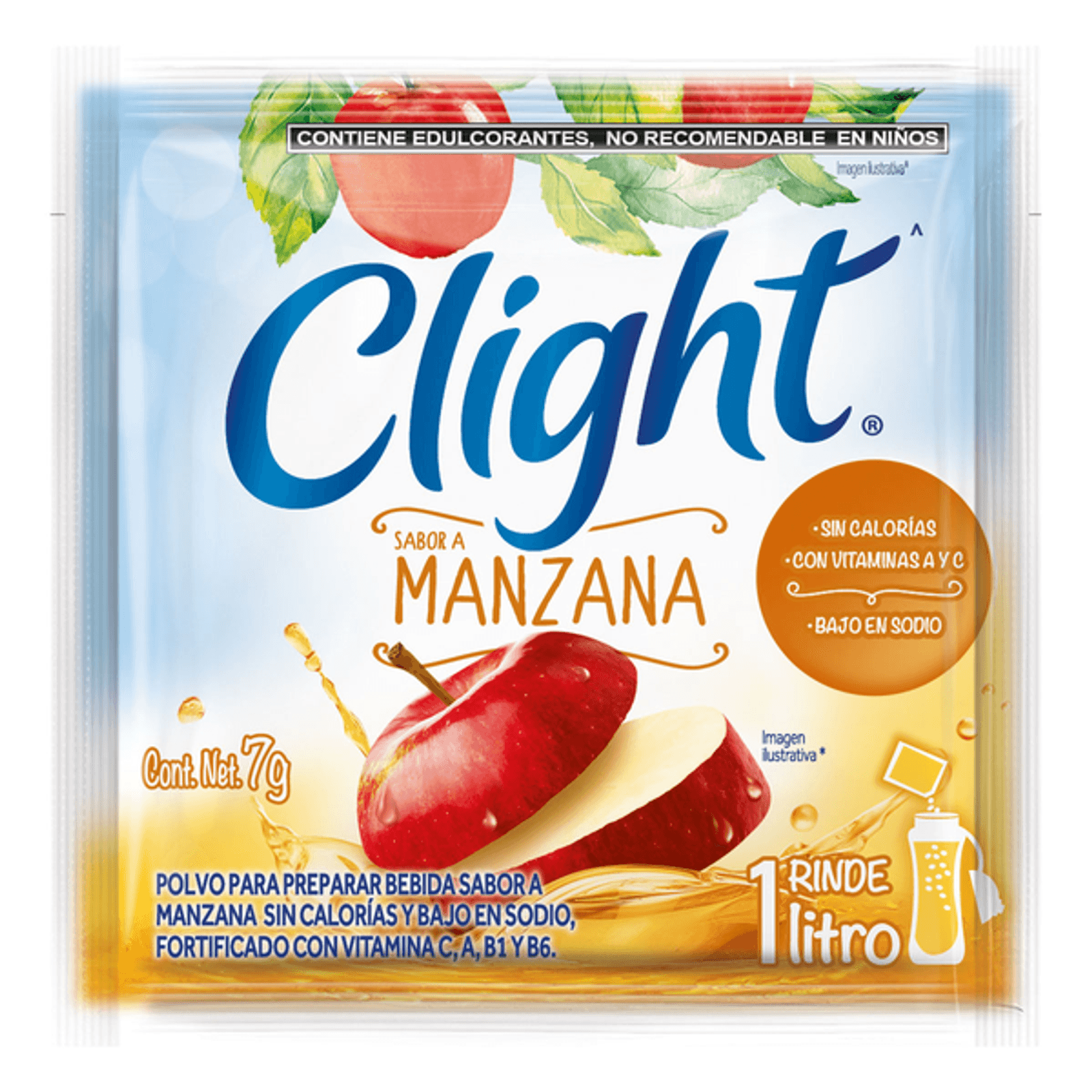 Clight Apple Flavor Drink Powder 0.25 oz Main image