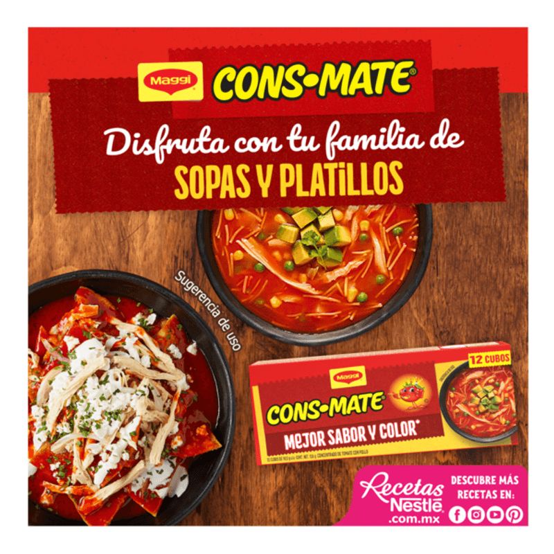 Maggi Consomate Tomato Concentrate 12 Cubes of 4 oz