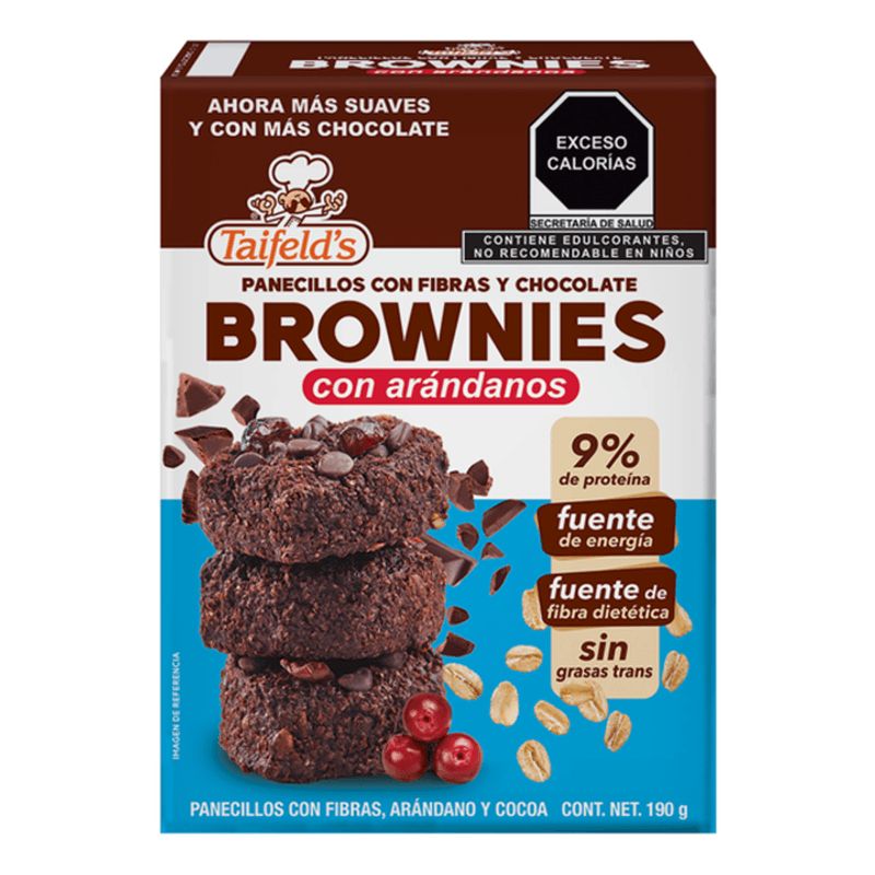 Taifeld’s Fiber Brownies with Cranberry and Chocolate 7 oz