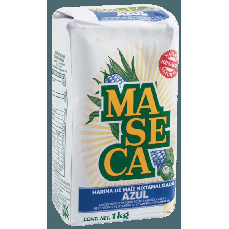 Maseca Blue Nixtamalized Corn Flour, 2.2 lbs