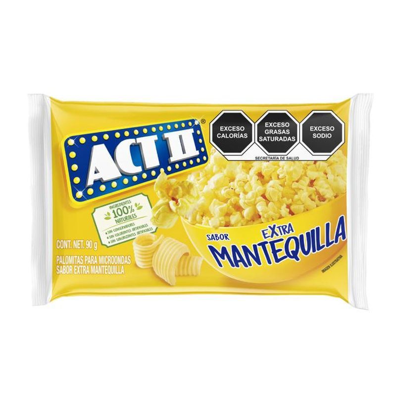 Act II Microwave Extra Butter Flavor Popcorn 3 oz Main image