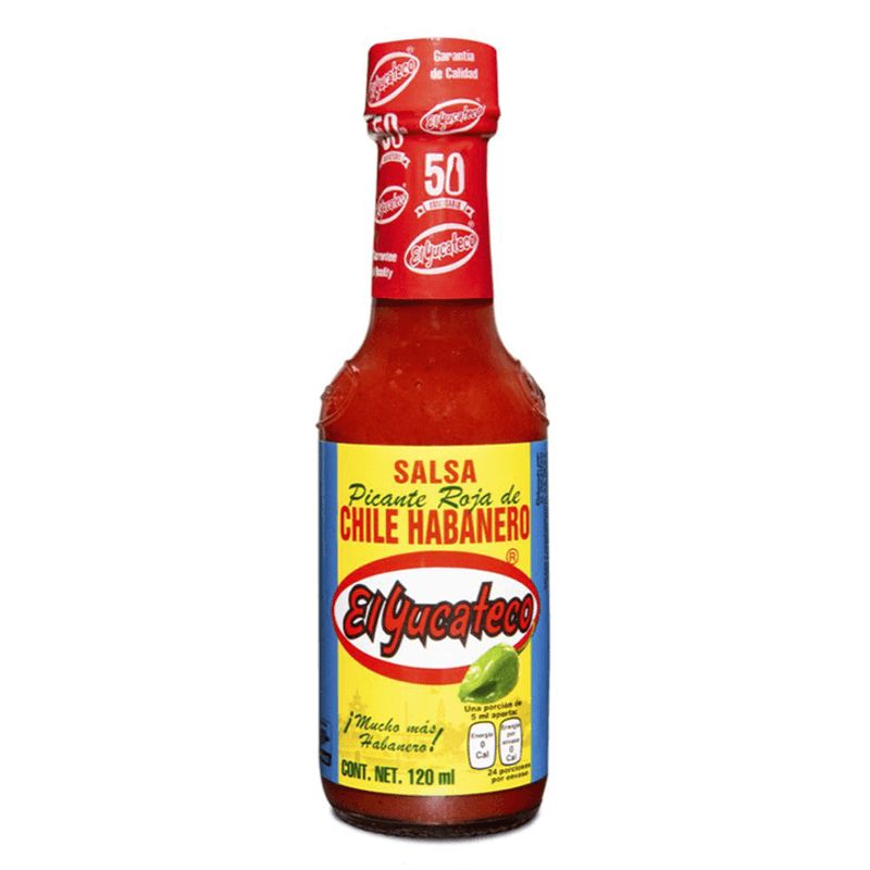 El Yucateco Red Habanero Sauce 4 oz
