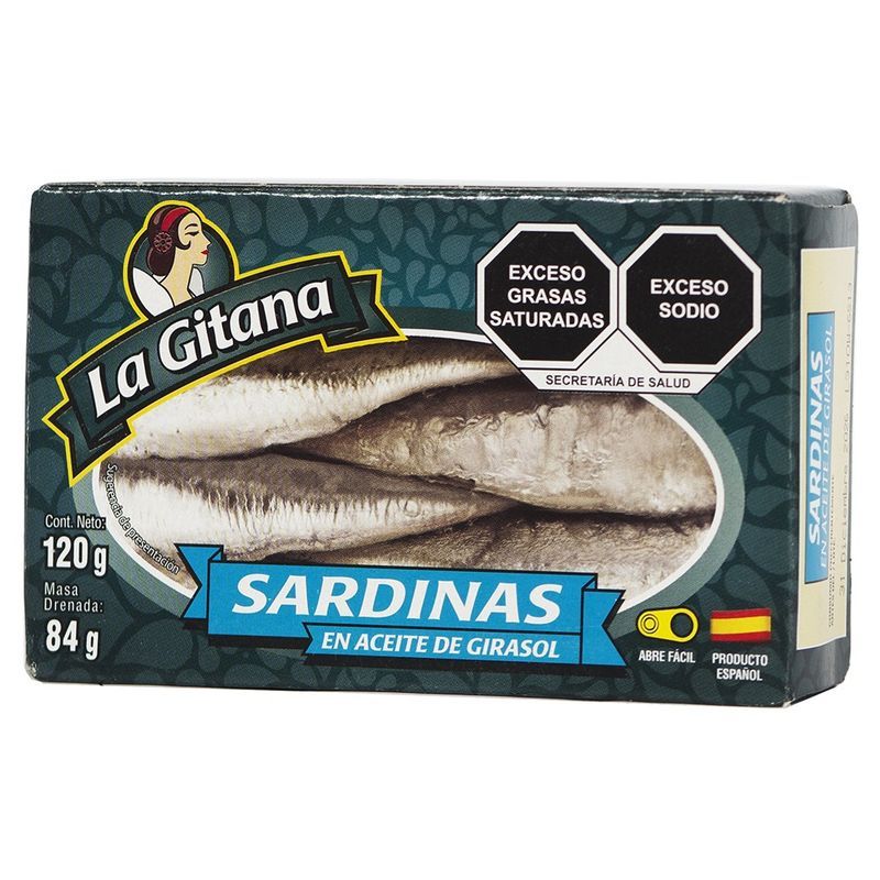 La Gitana Sardines in Sunflower Oil, 4 oz Main image