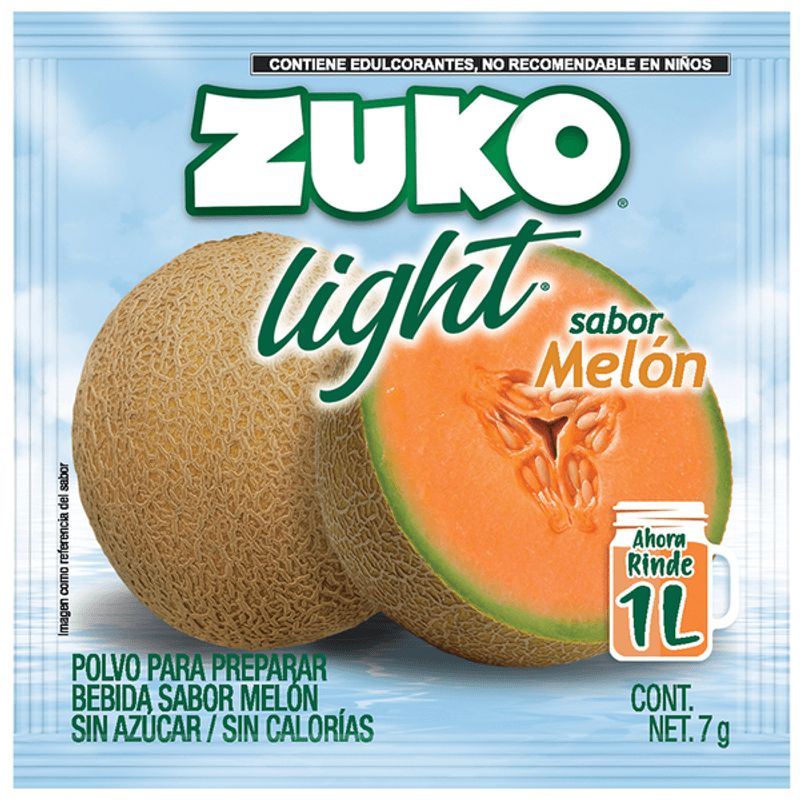 Zuko Light Melon Flavor Drink Powder 0.25 oz Main image