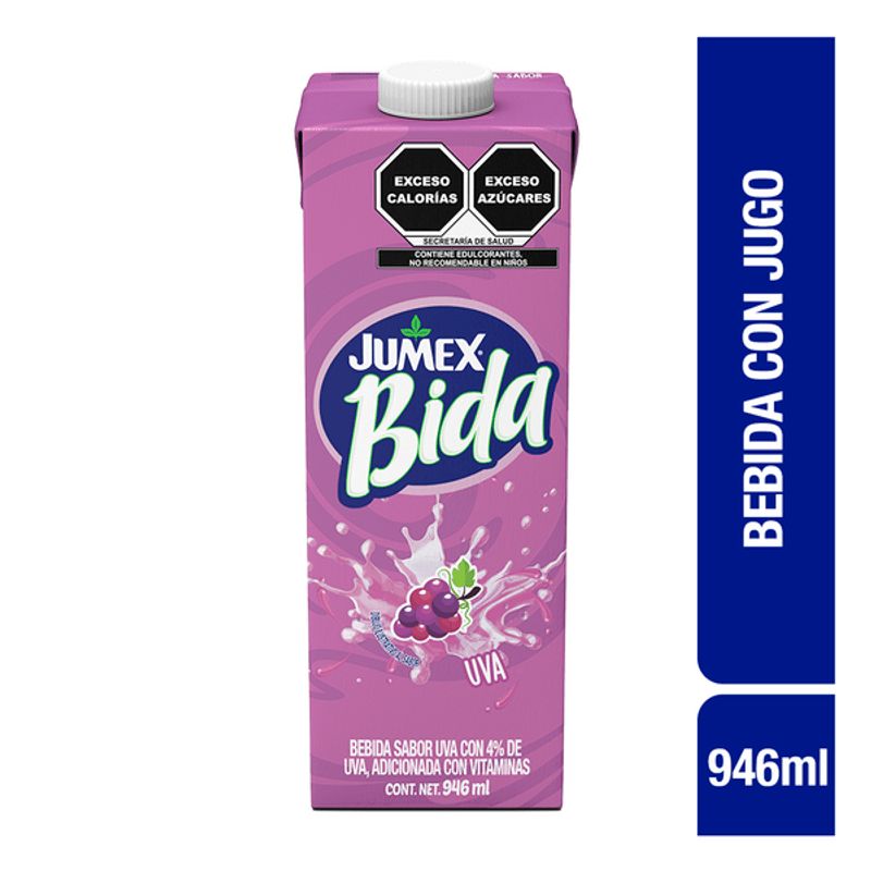 Bida Grape Flavor Fruit Drink 34 oz Main image