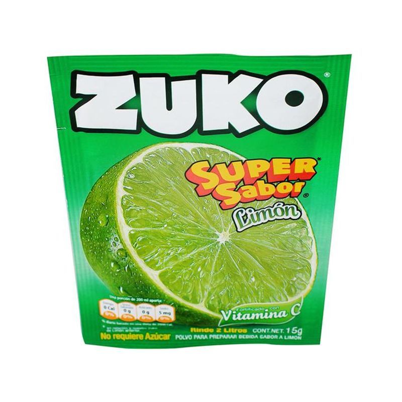 Zuko Super Lemon Flavor Drink Powder, 0.5 oz Main image
