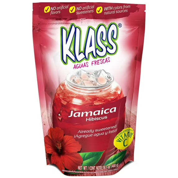 Klass Aguas Frescas Hibiscus Drink Mix – 14.1 oz Main image