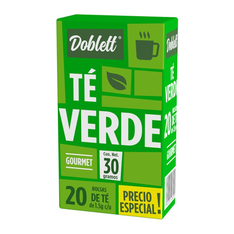 Doblett Gourmet Green Tea 20 Sachets Main image