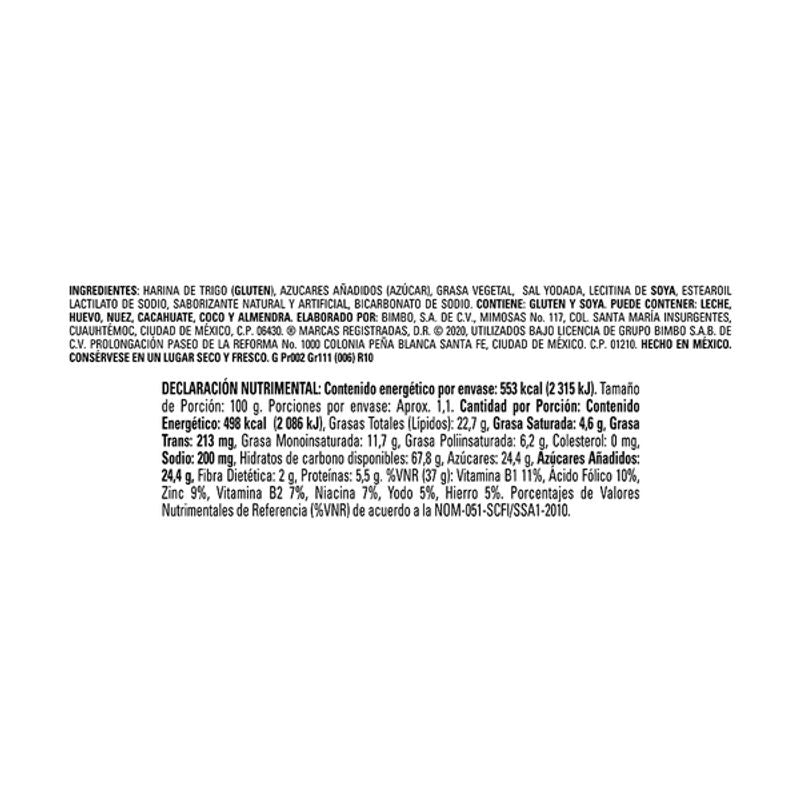Marinela Orange Polvorones Cookies - 4 oz