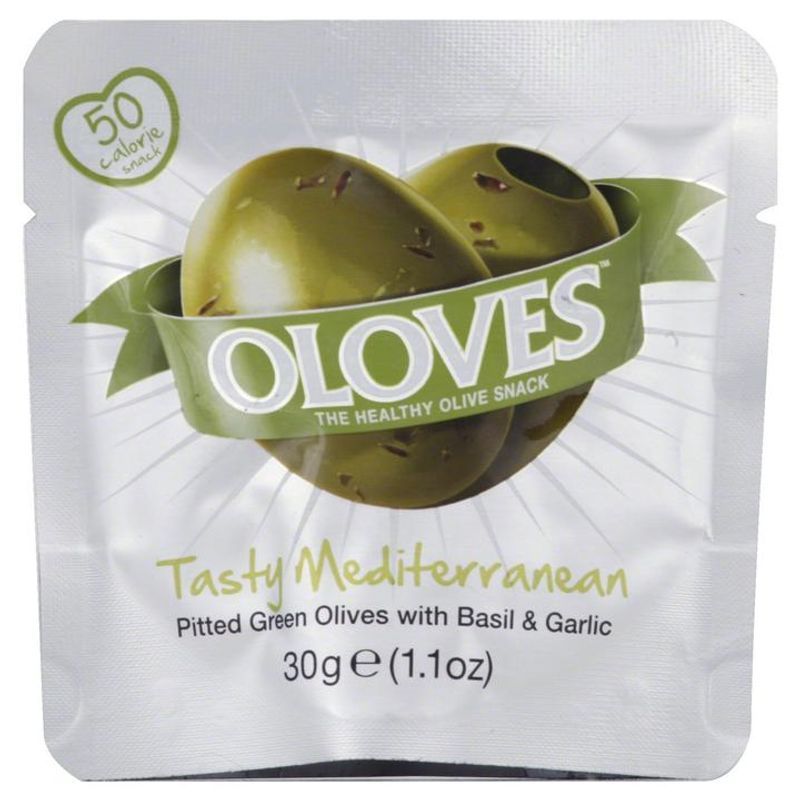 Oloves Basil and Garlic Olives 1 oz Main image