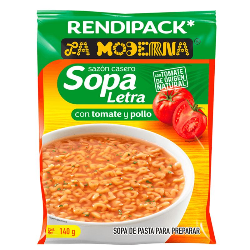 La Moderna Alphabet Soup with Tomato and Chicken Flavor 5 oz