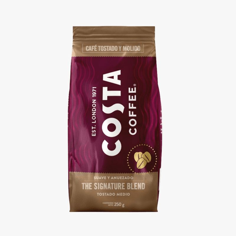 Costa Coffee Signature Blend Roasted and Ground Coffee, 9 oz Main image