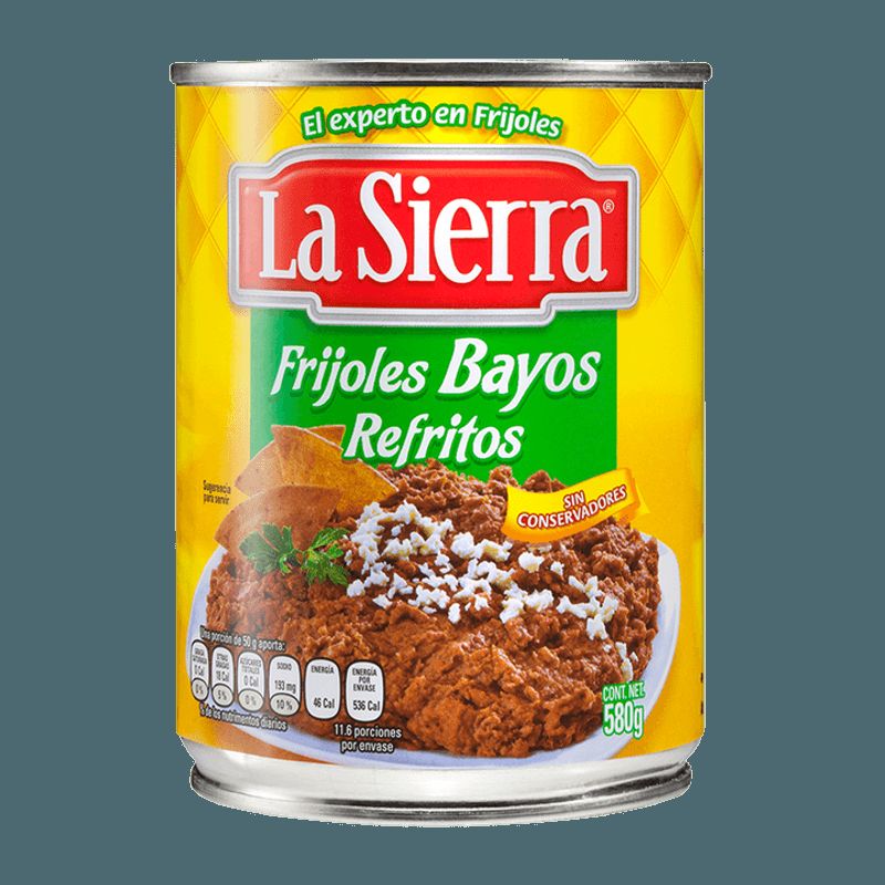 la Sierra Refried Bayo Beans - 20 oz