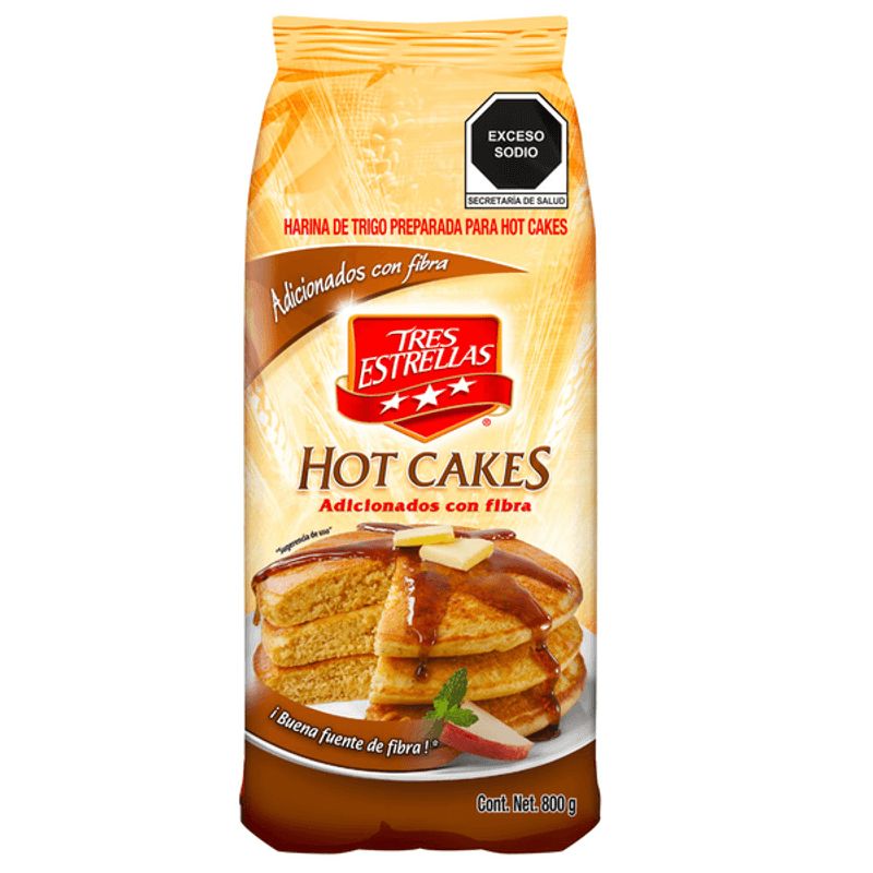 Tres Estrellas Whole Wheat Flour for Pancakes, 28 oz Main image