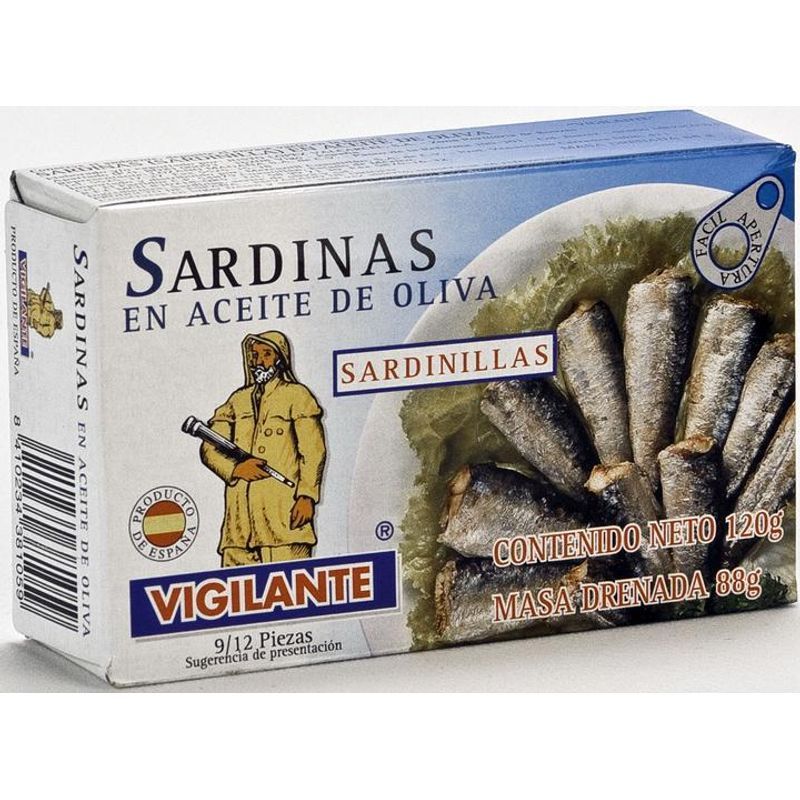 Vigilante Sardines in Olive Oil - 4 oz