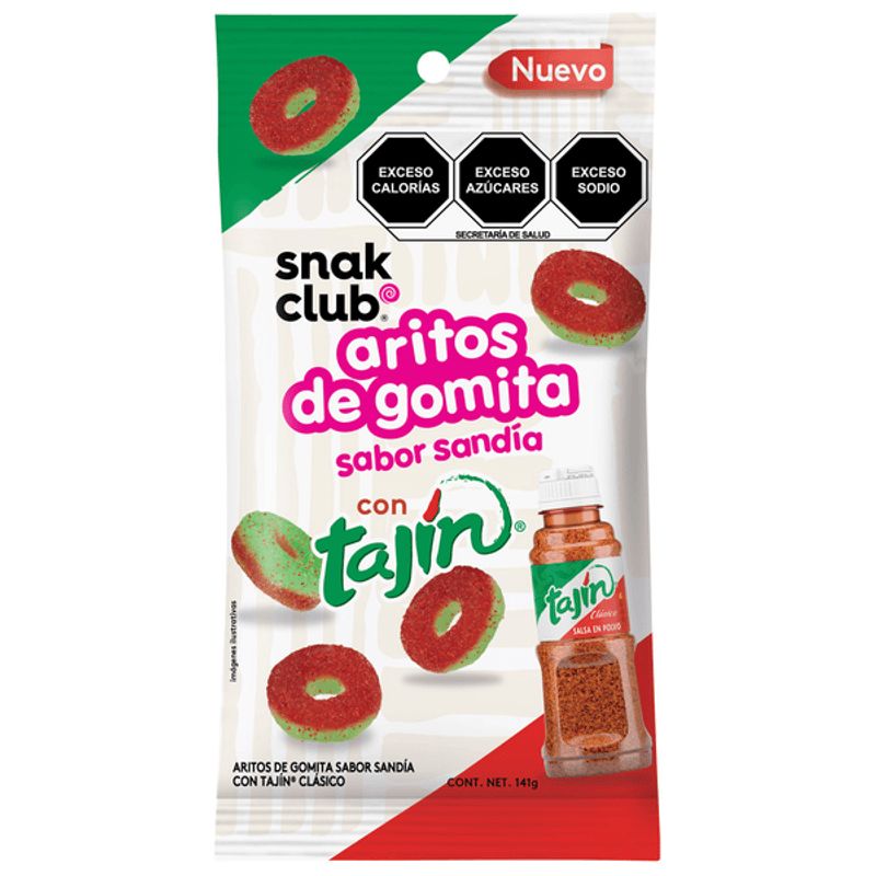 Snak Club Watermelon Rings with Tajin 5 oz