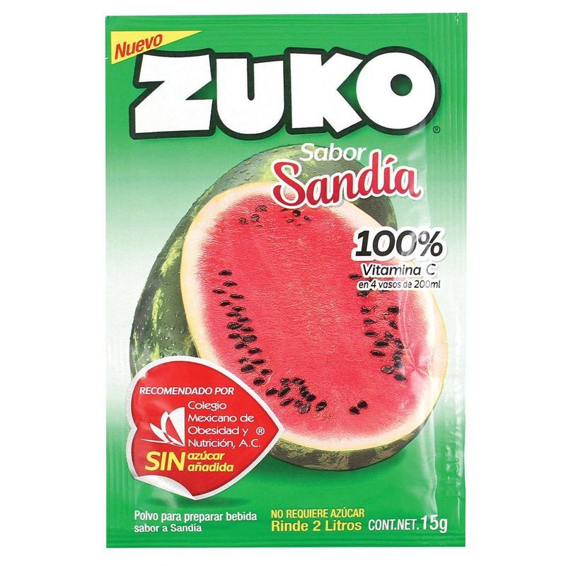 Zuko Watermelon Flavor Drink Powder 0.5 oz Main image