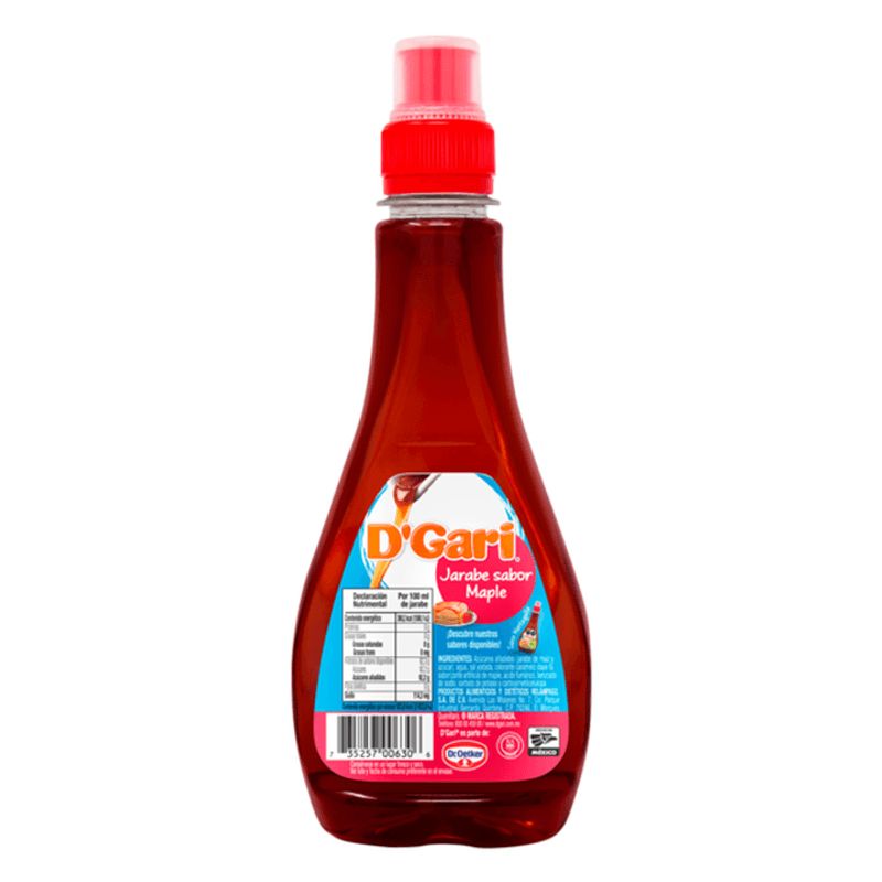 D'Gari Maple Flavor Syrup 9 oz