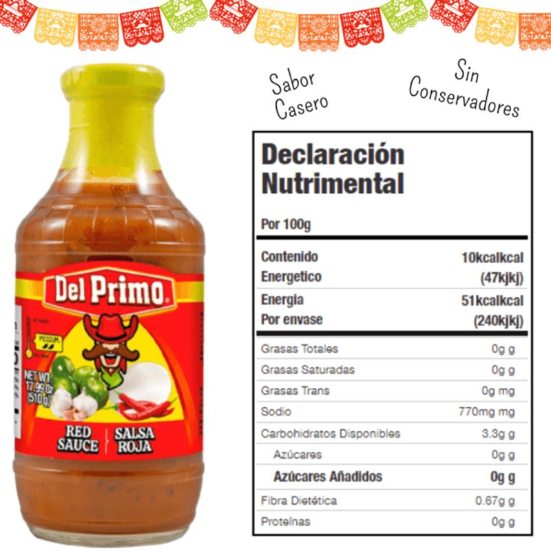 Del Primo Homemade Red Sauce, 18 oz