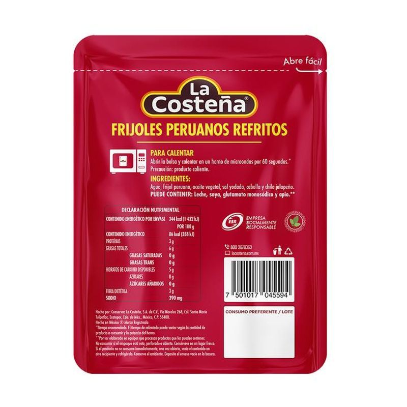 la Costeña Peruvian Refried Beans - 14 oz Secondary image