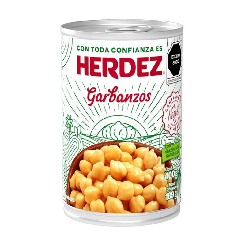 Herdez Natural Chickpeas 14 oz