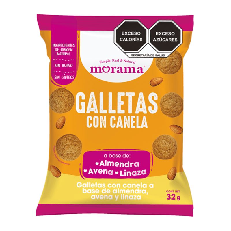 Morama Cinnamon Cookies with Almond, Oats & Flaxseed, 1 oz Main image