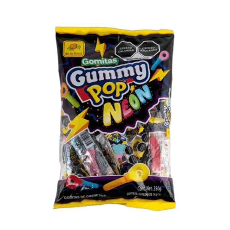 De la Rosa Gummy Pop Neon Candy, 1 Piece Main image