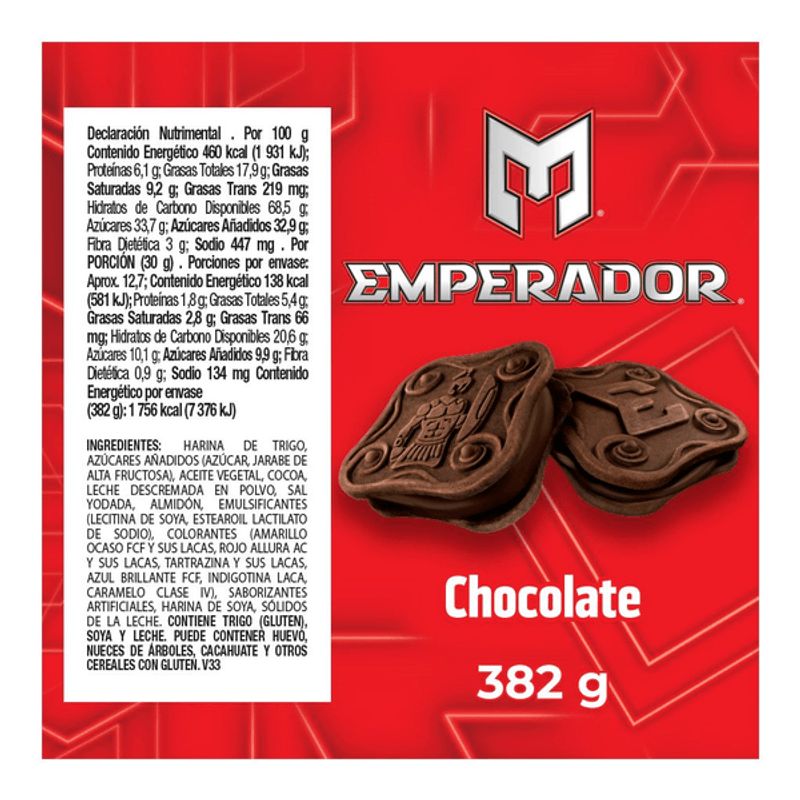 Gamesa Emperador Chocolate Cookies 13 oz