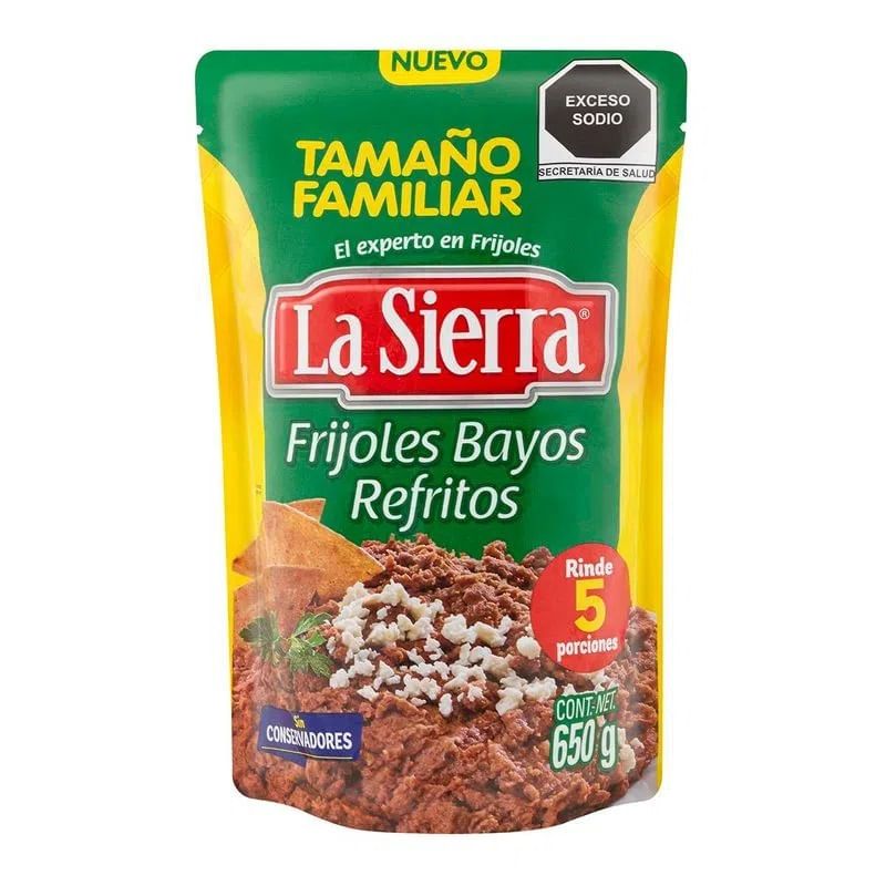 la Sierra Refried Bayo Beans - 23 oz