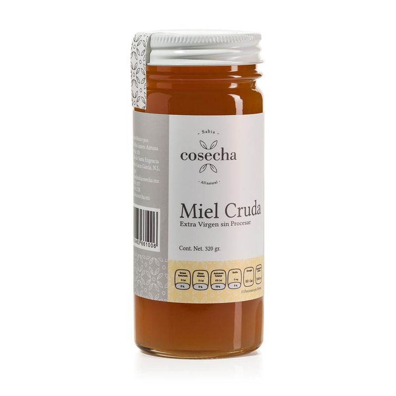 Sabia Cosecha Raw Extra Virgin Unprocessed Honey 11 oz Main image