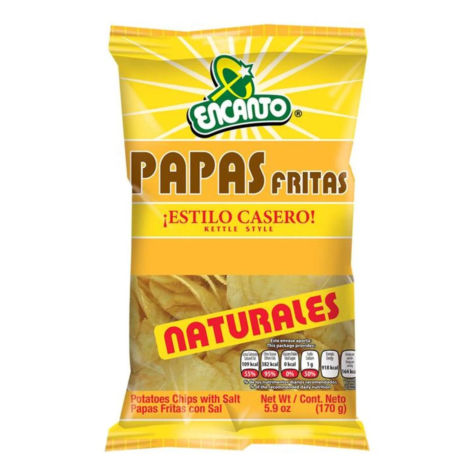 Encanto Homemade-Style Salted Potato Chips - 6 oz