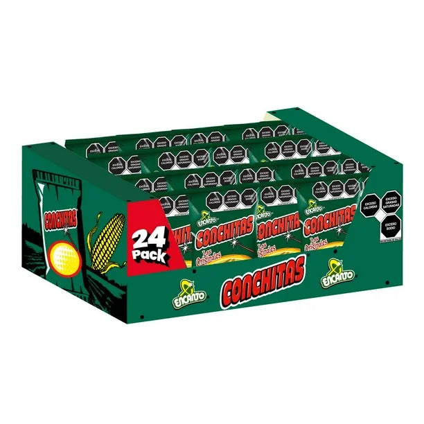 Encanto Conchitas The Original Snacks - 24 Pack, 2.5 oz Each