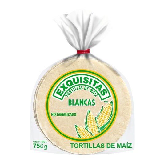 Exquisitas White Corn Tortilla 27 oz