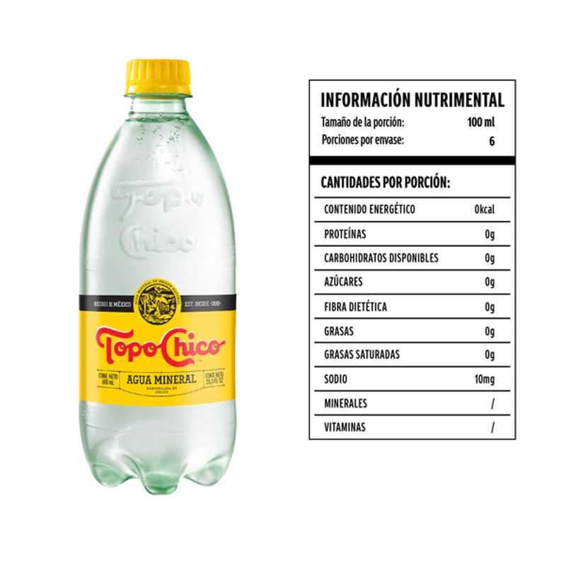 Topo Chico Natural Mineral Water, 20 oz
