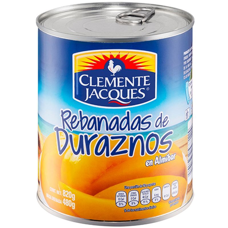 Clemente Jacques Peach Slices in Syrup 28 oz Main image