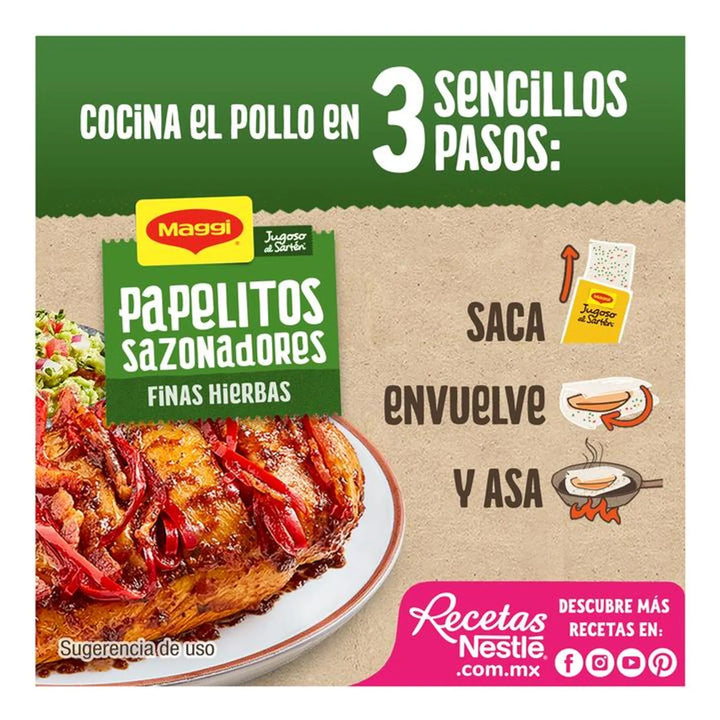 Maggi Juicy Pan Fine Herbs Seasoning Sheet - 1 Piece