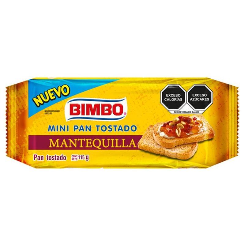 Bimbo Mini Butter Toasted Bread 4 oz