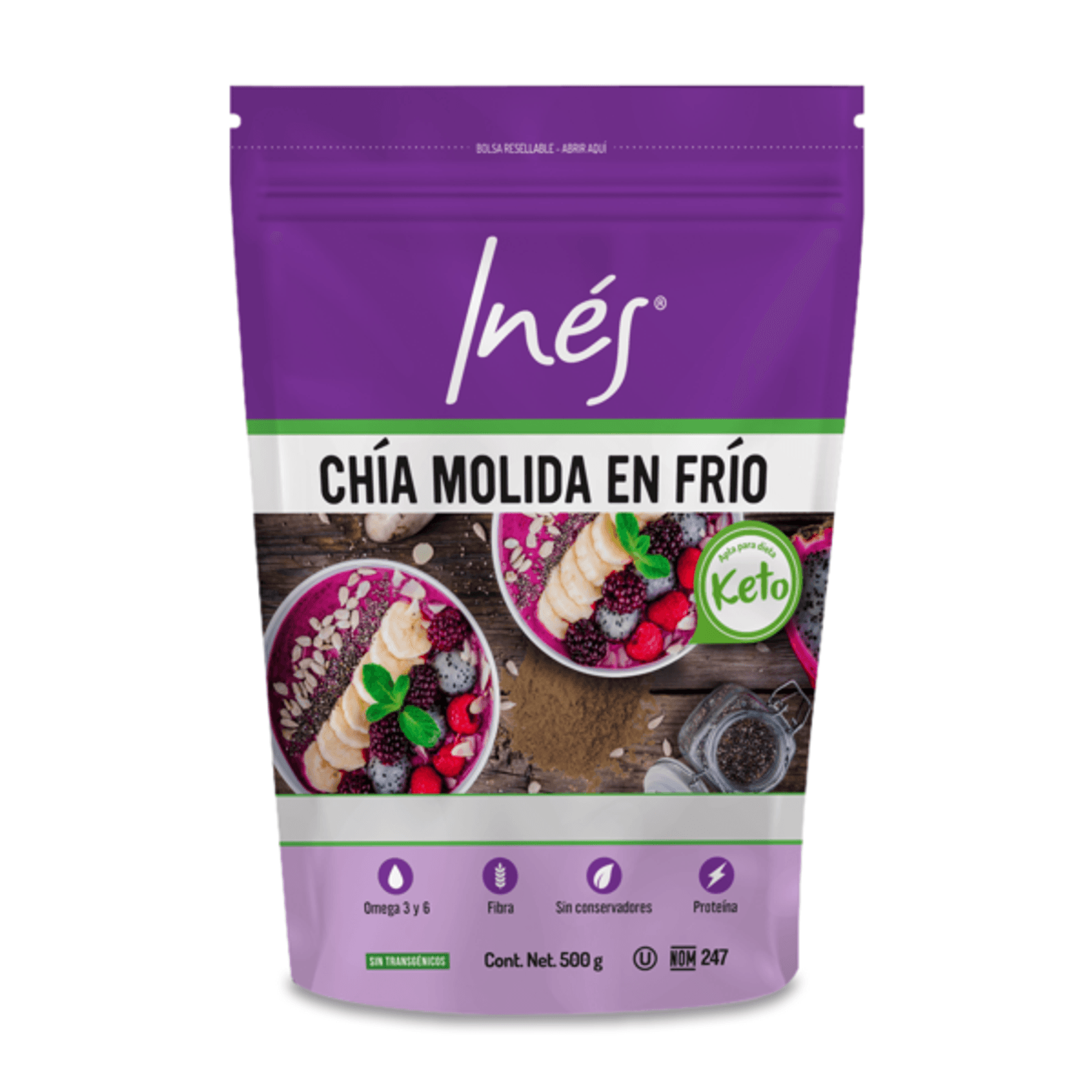 Ines Ground Chia GF - 18 oz Main image