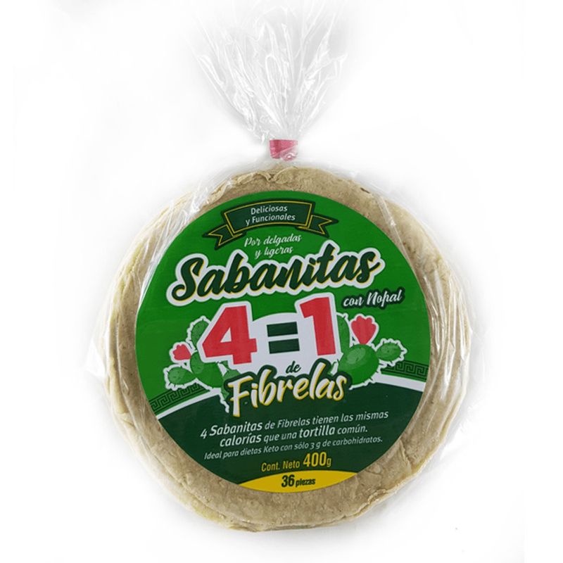 Sabanitas Corn and Nopal Tortillas Low-Cal - 14 oz Main image