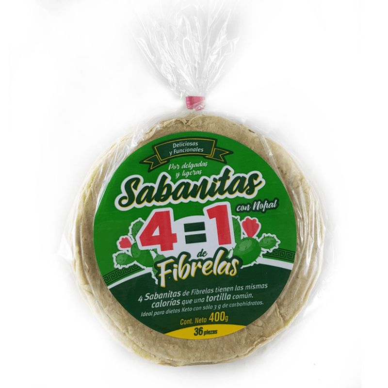 Sabanitas Corn and Nopal Tortillas Low-Cal 14 oz