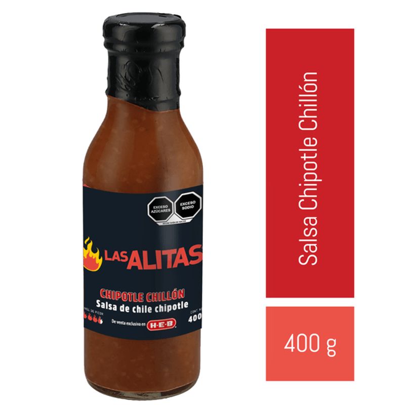 Las Alitas Screaming Chipotle Sauce, 14 oz
