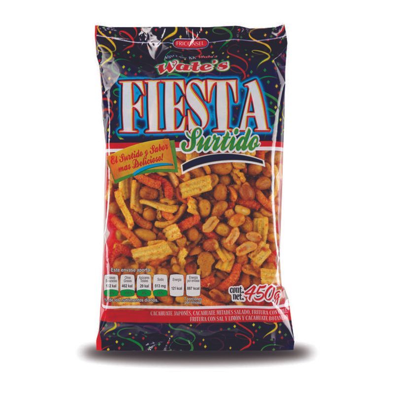 Wates Fiesta Assorted Peanuts 16 oz