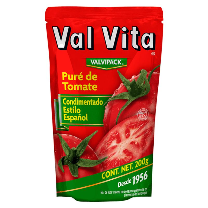 Valvipack Seasoned Tomato Puree Spanish Style 7 oz