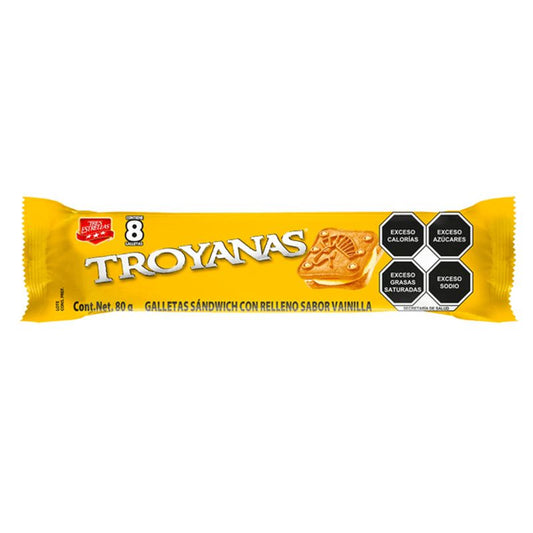 Trojan Vanilla Flavor Cookies - 3 oz