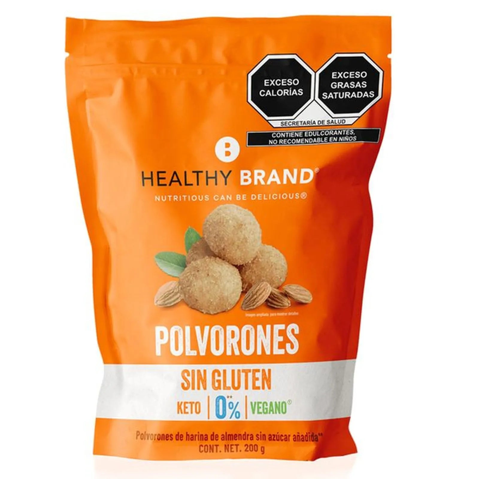 Healthy Brand Gluten-Free Dairy-Free Sugar-Free Polvorones, 7 oz Main image