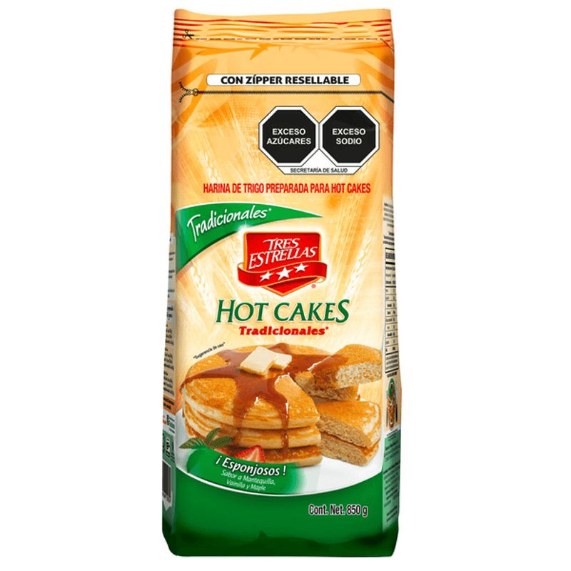 Tres Estrellas Traditional Pancake Flour 30 oz Main image