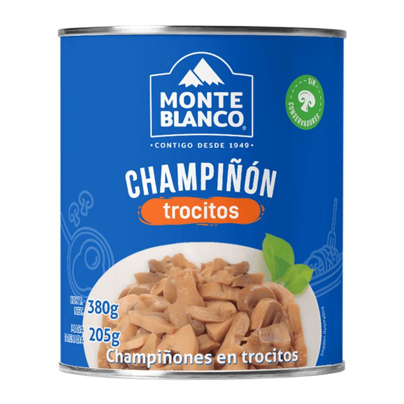 Monte Blanco Mushrooms in Pieces - 13 oz