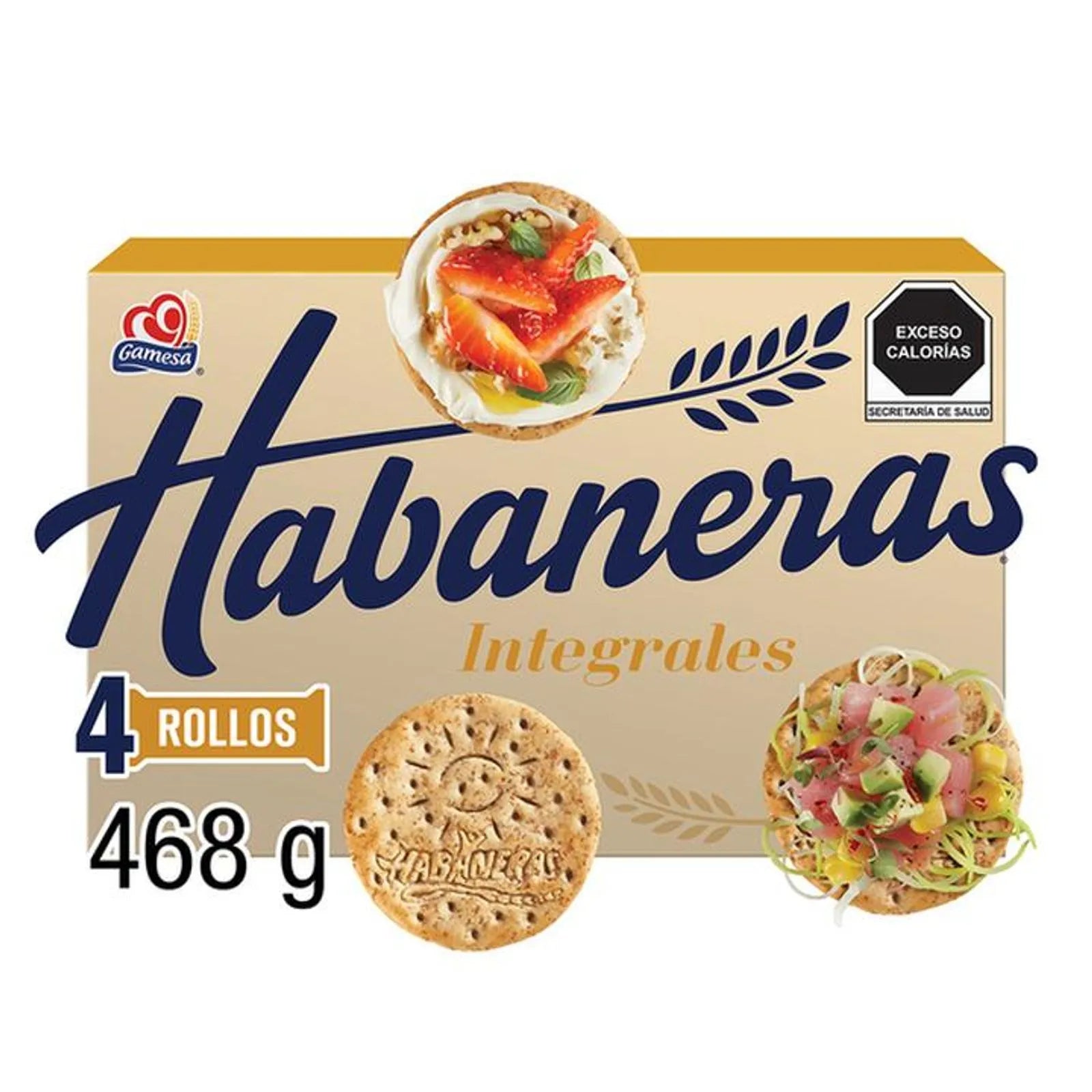 Gamesa Integral Habaneras Cookies, 16 oz (4 Rolls) Main image